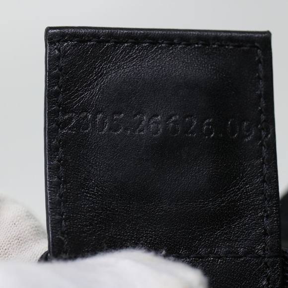 FENDI Tote Bag Nylon Black Brown Auth 44164 - Picture 12 of 16